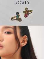 ivowly-Triple star ear cuff