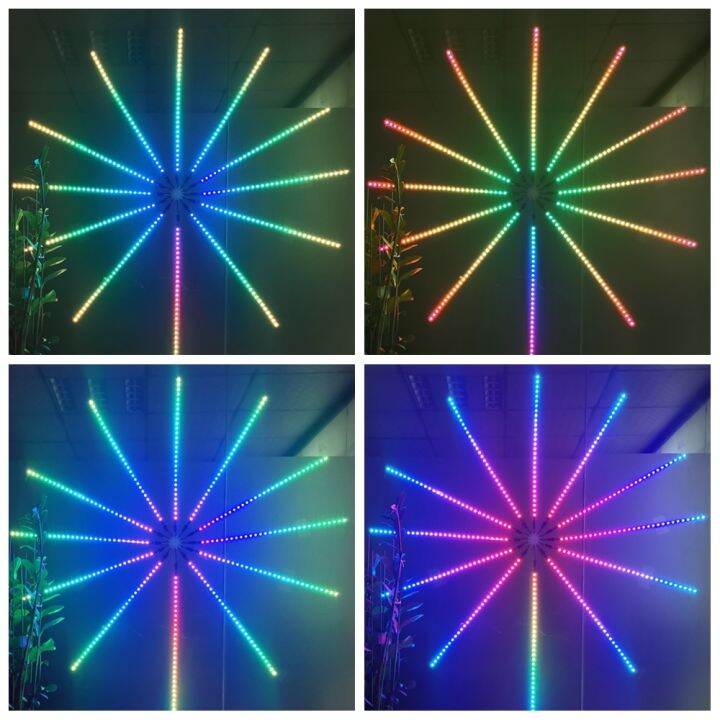 ws2812b-led-fireworks-light-10-11-12-13-channel-round-panel-ws2812-5050-rgb-individually-addressable-led-strip-10led-15led-dc5v