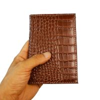 Fashion Solid Candy Color Passport Holder White Crocodile Grain PU Leather No letters Blank Passport Cover Wallet Card Holders