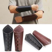 ??【COD+IN STOCK】 พังค์ ปลอกแขน ถุงมือ สายรัดข้อมือ ลูกศรยิงธนู Viking Bracer ปลอกแขน ยามแขนยิงธนู