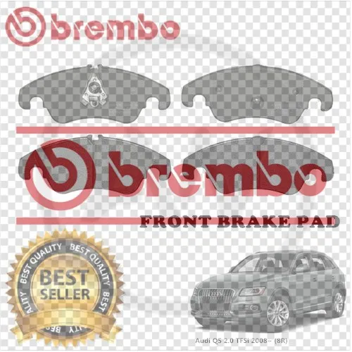 BREMBO Audi Q5 8R 2.0 TFSi 2008 Front Rear Disc Brake Pad Lazada