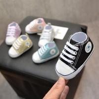 COD SDFGDERGRER BOBORA Baby Sequined Canvas Shoes 0-6-12 Months Male Female Soft Sole One Year Old Spring Autumn Toddler