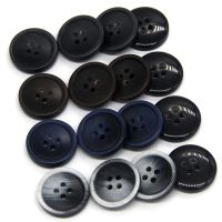 【cw】 HENGC 15/20mm Fashion Striped Gradient Resin Buttons For Clothes Retro Men Suit Jacket Cardigan Jean Pants DIY Crafts Wholesale