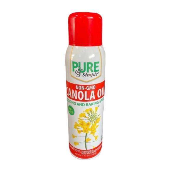 Pure Simple Canola Oil Cooking and Baking Spray 17 oz / Wellsley Farms