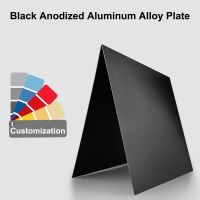 Black Anodized Aluminum Alloy Plate 5052 Aluminum Flat Plate Thickness 0.5/0.8/1/1.5/2mm 100x100mm 200x200mm 200x300mm 300x300mm  Power Points  Switch