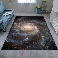 3D Galaxy Space Stars Car Living Room Large Car Decoration Bedroom Living Room Coffee Table Car Pad Soft Flanne Rug