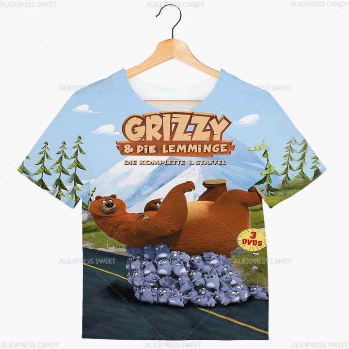 summer-boys-lemmings-print-t-shirts-girls-cartoon-tshirts-children-sunlight-grizzly-bear-animal-t-shirts-kids-cute-tops-clothes