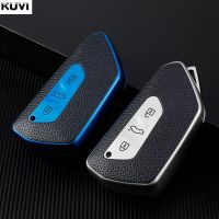 เคส Kunci Remote Mobil หุ้มสายหนัง TPU สำหรับ VW Volkswagen Golf 8 2020 Skoda Octavia A8 2021ที่นั่ง Leon MK4อุปกรณ์เสริม