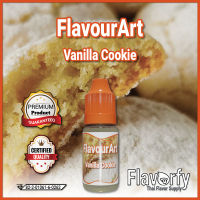 Flavour Art Vanilla Cookie - กลิ่นคุ้กกี้วนิลลา - กลิ่นผสมอาหาร - ผ่านการรับรองจาก อย. ประเทศไทย บรรจุและขายโดย Flavorfy กลิ่นผสมอาหารอเนกประสงค์ เหมาะสำหรับ ลูกอม, กัมมี่, น้ำผลไม้, เบเกอรี่, ไอศครีม, ของเหลวอื่่นๆ