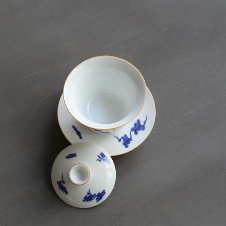 ชุดชาถ้วยชากังฟูถ้วยชาเครื่องเซรามิกแบบจีนเครื่องกระเบื้องสีขาว110มล-กาอัพถ้วยน้ำชาสำหรับตกแต่งเครื่องดื่มเครน