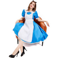 ? Popular Clothing Theme Store~ Halloween Costume Alice In Wonderland Fairy Princess Dress Adult Stage Performance Costume