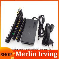 Merlin Irving Shop AC TO DC 12V 15v 16v 18v 19v 24V 20V Adjustable Universal Power supply Charger Adapter 96W DC converter For pc Laptops Eu US AU