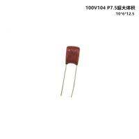 Cbb Thin Film Capacitor 100v104j 0.1uf 100nf p7.5 Super Volume 104j100v