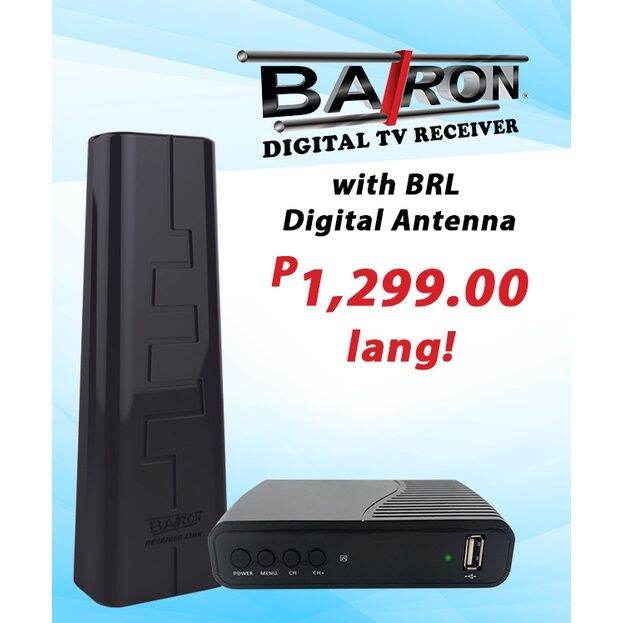 ♠BARON PLUS (Digital TV Receiver + BRL) (No WiFi Dongle) Lazada PH