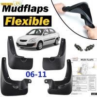 For Kia Rio 2006 2007 2008 2009 2010 2011 New Pride 4-Door Sedan Car Mud Flaps Mudflaps Splash Guards Mud Flap Mudguards Fender