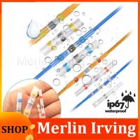 Merlin Irving Shop 20pcs Waterproof Electrical Heat Shrink Tube Soldering Cable Wire Connector Butt Sleeve Seal Terminals Insulated Solder