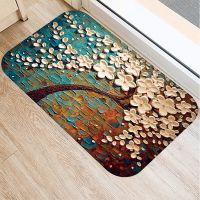 【YF】✻☍  Painting Pattern Non-Slip Door Mats Doormats Outdoor Room Floor Rug 48221