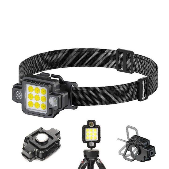 YOTTER Portable Adjustable Camping Lights Work Light Sensor Headlight