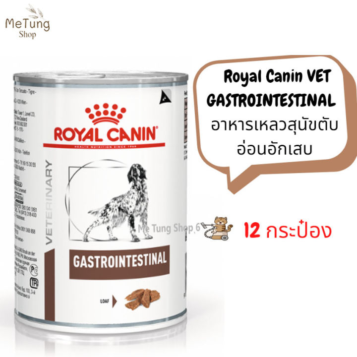 หมดกังวน-จัดส่งฟรี-royal-canin-vet-gastrointestinal-อาหารสุนัข-อาหารเหลวสุนัขตับอ่อนอักเสบแบบกระป๋อง-บริการเก็บเงินปลายทาง