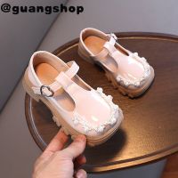 guangshop หรูหรานัวเนียสาวหนังรองเท้าแบนน่ารักมุกทุกการแข่งขันนุ่มแต่เพียงผู้เดียวเด็กเจ้าหญิงรองเท้า2-16ปี T22N07CC-75