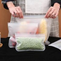 2PCS Reusable Refrigerator Food Storage Bag Fruit Vegetable Food Sealed Bag Leakproof Container Bag Food Preservation Bag