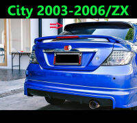 (สีดำเงา) สปอยเลอร์ Spoiler City 2003 2004 2005 2006 City ZX