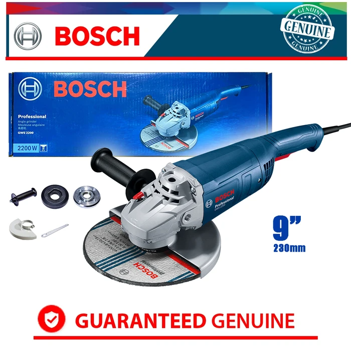 Bosch GWS 2200 / 2200-230 Large Angle Grinder 9" (230mm) 2200W •khm ...