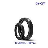 ID: 98/100mm Black NBR TC/FB/TG4 Skeleton Oil Seal Rings OD: 115mm-180mm Height: 8mm-16mm NBR Double Lip Seal for Rotation Shaft Gas Stove Parts Acces