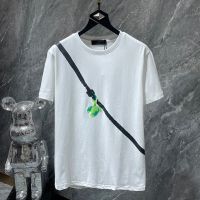 High Quality Chrome Heart CH messenger bag short-sleeved t-shirt mens loose mens 2023 spring and summer new