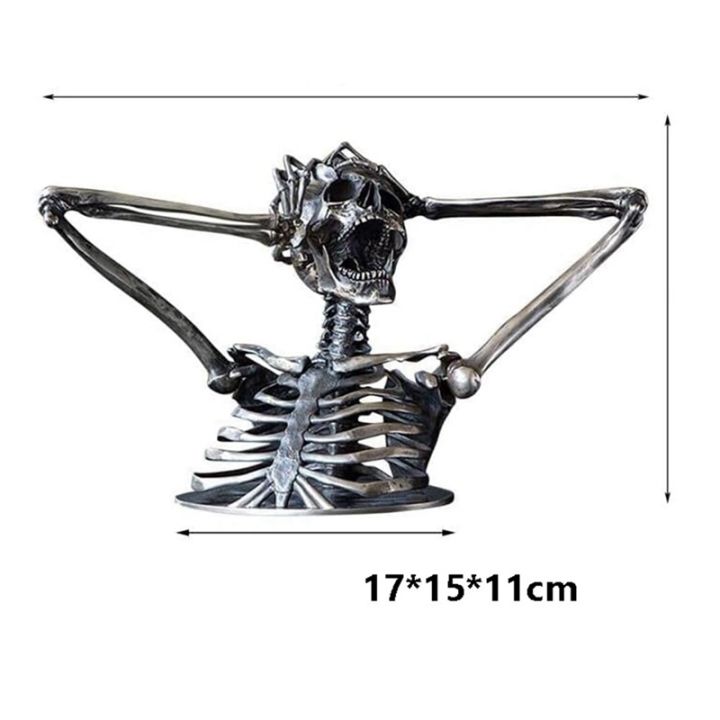 1-pcs-skeleton-bust-decor-resin-skeletal-anatomy-bust