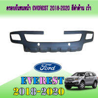 ครอบกันชนหน้า Everest 2018-2020 สีดำด้าน เว้า