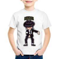 【CC】 Children Cartoon Michael Jackson T Kids N Roll Baby Boys/Girls