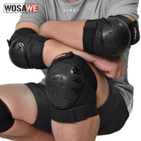 WOSAWE 4PCSSET s Motorcycles Knee Pads Elbow Guard Motocross Riding Gear Cycling Skateboard Skating Protector