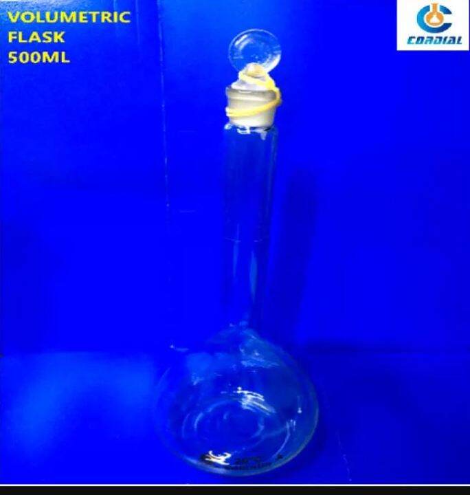 VOLUMETRIC FLASK,GRADE A NEUTRAL GLASS 500ml Lazada PH