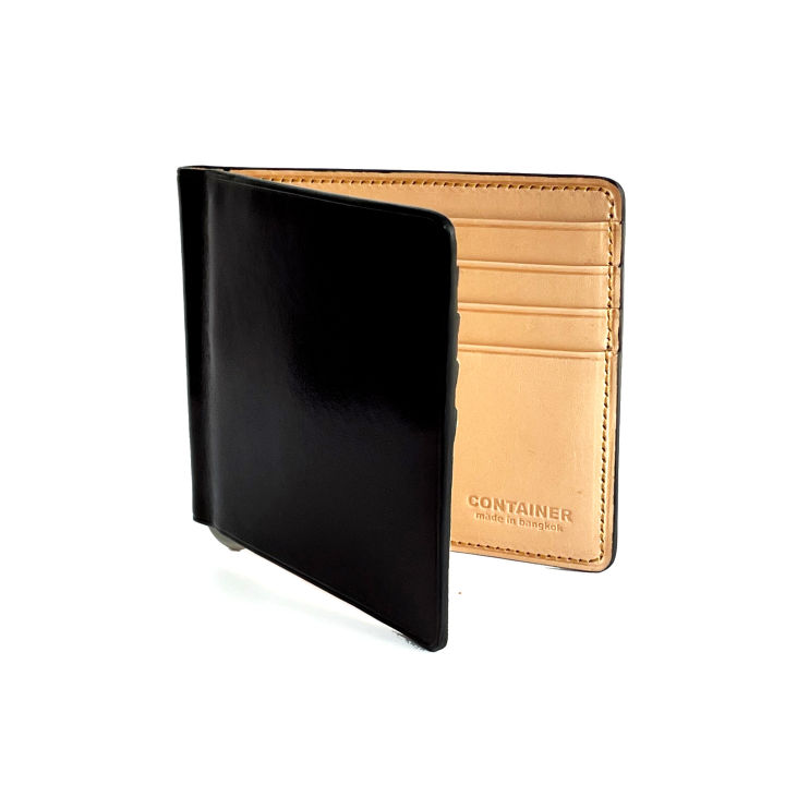 money-clip-bifold-wallet-navy-blue-กระเป๋าสตางค์แบบหนีบธนบัตร-สีน้ำเงินเข้ม