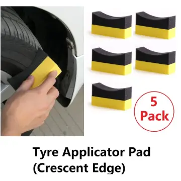 18Pack Tire Dressing Applicator Pads Tire Shine Applicator Dressing Pad  Polishing Sponge for Car Glass Painted Steel 