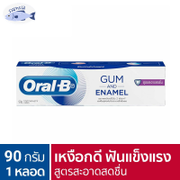 [ใหม่] Oral-B ออรัล-บี ยาสีฟัน กัมแอนด์อินาเมล สูตรสะอาดสดชื่น ขนาด 90 กรัม รหัสสินค้า BICli9666pf