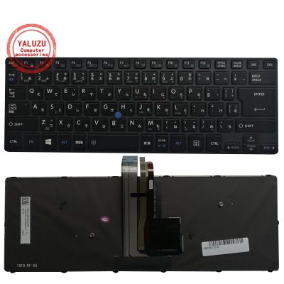 JP แป้นพิมพ์แล็ปท็อปสำหรับ Toshiba Dynabook RZ73/UB RZ83/BB RZ83/CB R73/A R73/B RX7 Tecra A40 C สีดำ Backlight