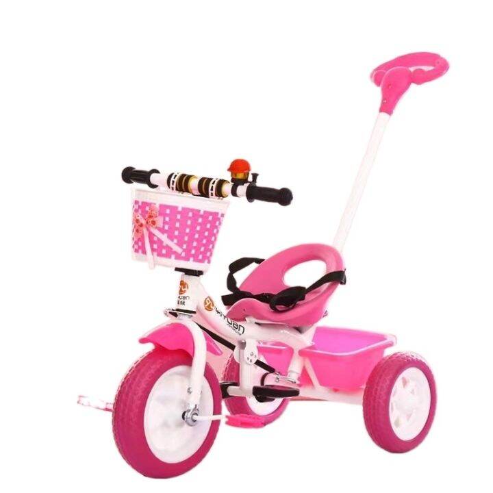 【COD5】 Baby 3 Wheels Trolley Bike for Children Kids with Front Back ...