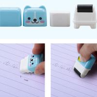 Cute Animal Crumb Eraser Primary School Children Creative Roller Cartoon Eraser D0V0