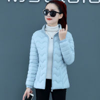 VALAG Down Cotton Coat Women S Light And Thin Short Section 2022 New Self-Cultivation Fashion Stand-Up Collar Warm Cotton Coat Ladies ฤดูใบไม้ร่วงและฤดูหนาวเสื้อผู้หญิง