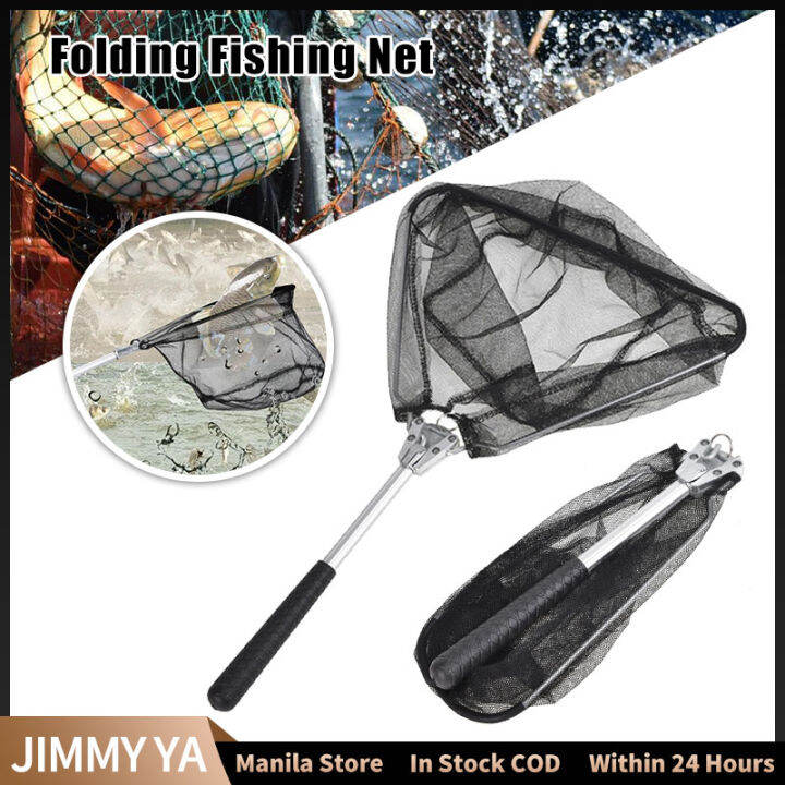 Uscallm Folding Fishing Net Foldable Fish Landing Net With Aluminum