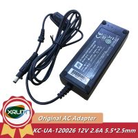 Genuine KC-UA-120026 12V 2.6A 5.5x2.5mm AC Adapter Charger Monitor Router Power Supply New original warranty 3 years