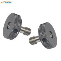 1pc 1/4"-12 Stainless Steel 304 Screw Thumb Knob Lock Screw Adapter for Tripod Stand Flash Light Quick Release Plate Bracket