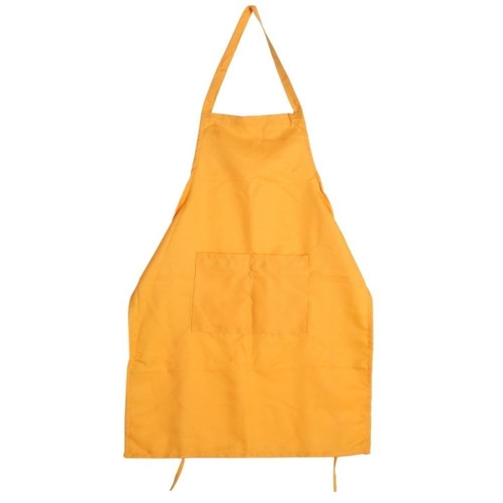 apron-with-pockets-thicken-cotton-polyester-blend-cooking-kitchen-restaurant-aprons