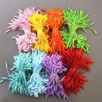 1000Pcs 80mm Hang Tag String 10 Colors Cords Polyester Rope Price Tag Snap Lock for Garment Bag Cards DIY Clothing Accessories Stickers Labels