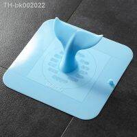 ✣❒❈ Blue Silicone Floor Drain Cover Home Bathroom Kitchen Sewer Deodorizer Sink Hair Filter Bathtub Cute Whale Water Plug Plugging