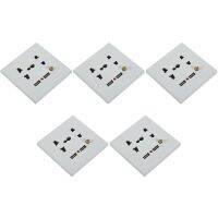 【Ready Stock&amp;COD】5X 2.1A Dual USB Wall Charger Socket Adapter Universial Power Outlet Panel wite Switch