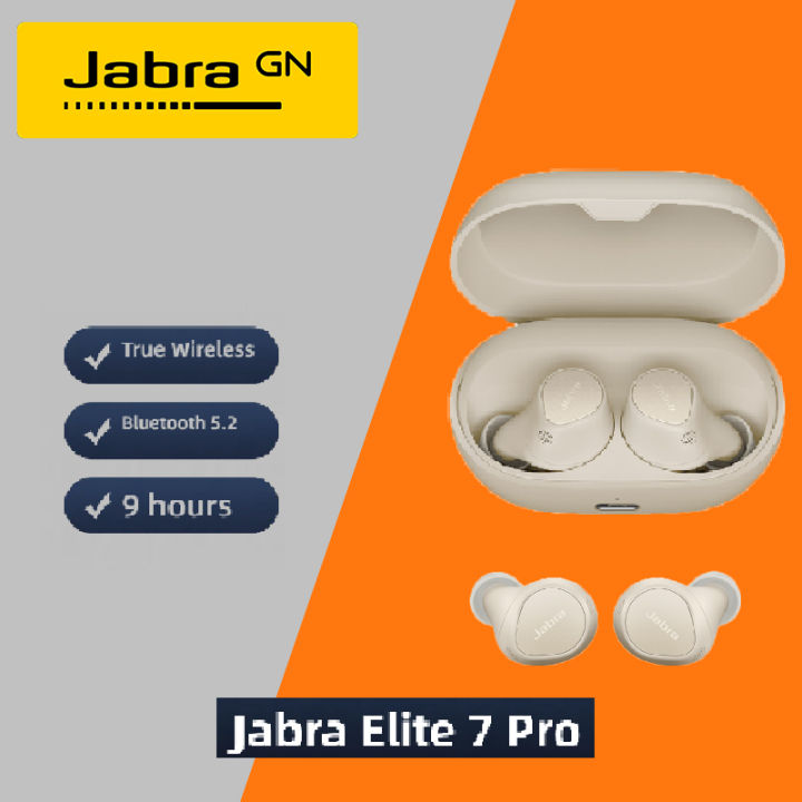 Jabra Elite 7 Pro in Ear Bluetooth Earbuds - Adjustable Active Noise  Cancellation True Wireless Buds in a Compact Design MultiSensor Voice  Technology