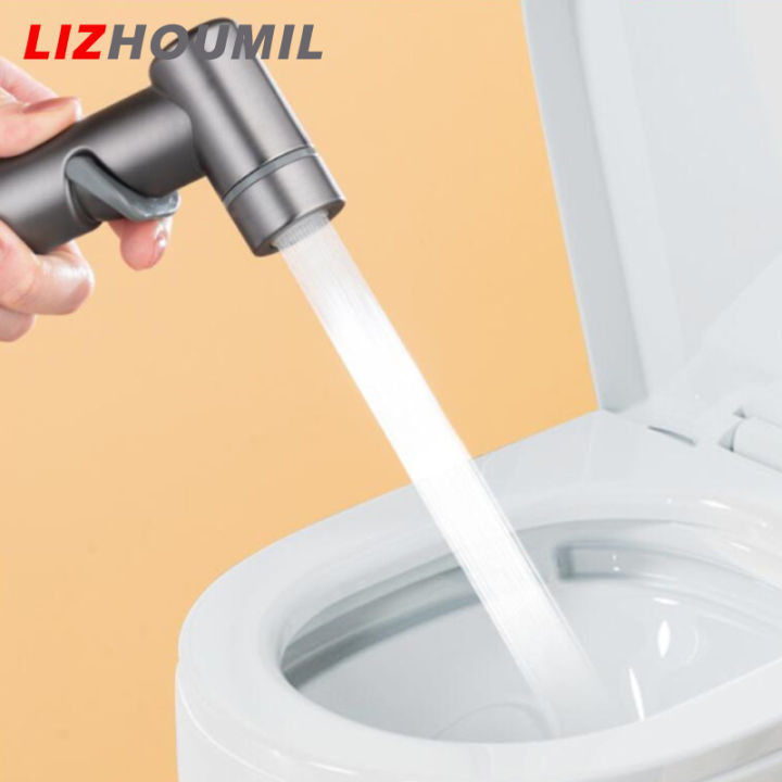 lizhoumil-หัวฉีดห้องน้ำสุขภัณฑ์ฝักบัวสวิตช์คู่ช่องปล่อยน้ำฝักบัวแบบมือถืออุปกรณ์ในห้องน้ำ
